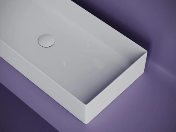 раковина ceramicanova element cn6072 накладная, 80.1x36 см, белая