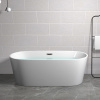 акриловая ванна cerutti spa resia 168x73 7388 белая