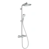 Душевая система с термостатом Hansgrohe Crometta S 240 1jet Showerpipe, EcoSmart, 9 л/мин 27268000