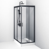 душевой уголок am.pm gem 120×80 w90g-404-120280-bt профиль черный матовый, стекло прозрачное