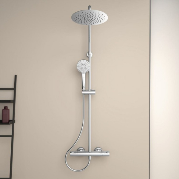 душевая система ideal standard ceratherm t50 a7565aa термостатическая цвет хром глянцевый