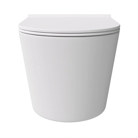 унитаз alice form 22300109 подвесной, безободковый, без сиденья, 50x35 см, белый матовый
