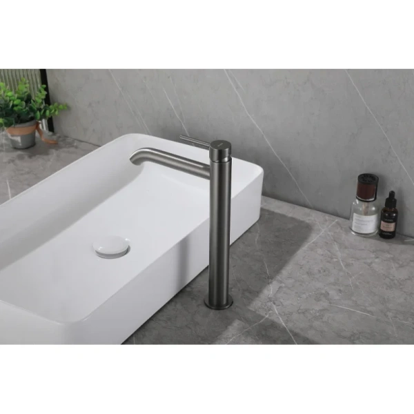 смеситель для раковины abber wasser kreis af8111ng никель