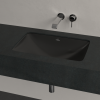 раковина villeroy & boch loop & friends 4a5700r7 встраиваемая, 54х34 см, pure black с покрытием ceramicplus