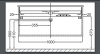 тумба под раковину jacob delafon vox eb2076-r1-e16 100 правосторонняя ореховое дерево