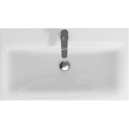 раковина подвесная/полувстраиваемая aquanet cersanit moduo 80 s-um-mod80/1 00246880 белая