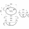 раковина-чаша vincea 50 vbs-6t11b черная
