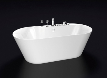 акриловая ванна belbagno bb14 178x84 белая