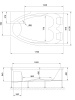 акриловая ванна royal bath shakespeare comfort 170x110 rb652100cm-r с гидромассажем
