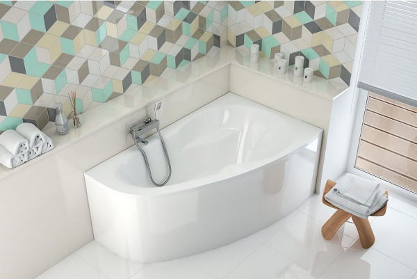 акриловая ванна excellent newa 160x95 правая waex.nep16wh