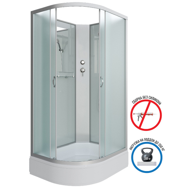 душевая кабина niagara classic 130х90 r ng-33394-14rbk без гидромассажа