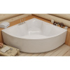акриловая ванна relisan ecoplus сена 160x160 гл000025814 белая