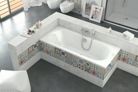 акриловая ванна excellent oceana waex.oce18whs 180х80