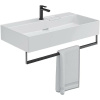 раковина kerama marazzi logica 90 lo.wb.90.1 белая глянцевая