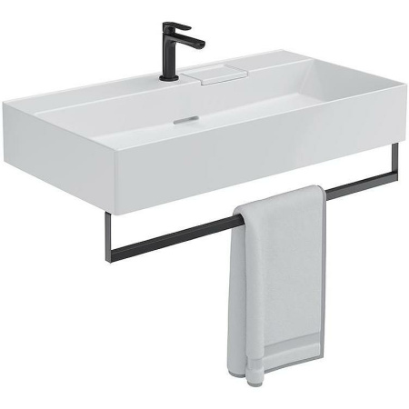 раковина kerama marazzi logica 90 lo.wb.90.1 белая глянцевая