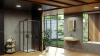 душевой уголок ravak blix blsrv2-90 90×90 x1lm70300z1 профиль черный, стекло прозрачное