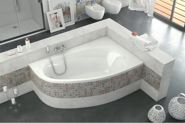 акриловая ванна excellent kameleon 170х110 r waex.kmp17wh