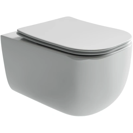 Унитаз Ceramicanova Noel CN3013 подвесной, с сиденьем микролифт, белая