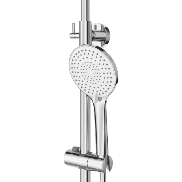 душевая система cezares comfort comfort-cvd-01 223 мм, со смесителем, хром