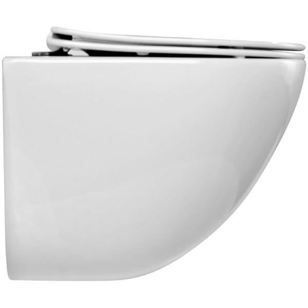 унитаз belbagno amanda bb051chr/bb051sc подвесной с сиденьем микролифт