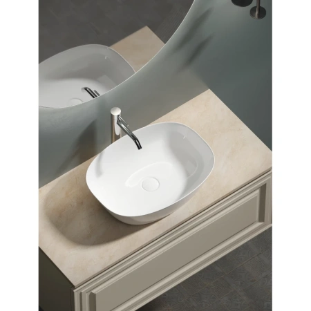 тумба под раковину sancos very 100 vr100ce подвесная beige soft