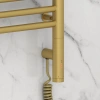 полотенцесушитель электрический 1200x300 золотой матовый мэм правый, перемычка прямая сунержа богема 3.0 032-5805-1230