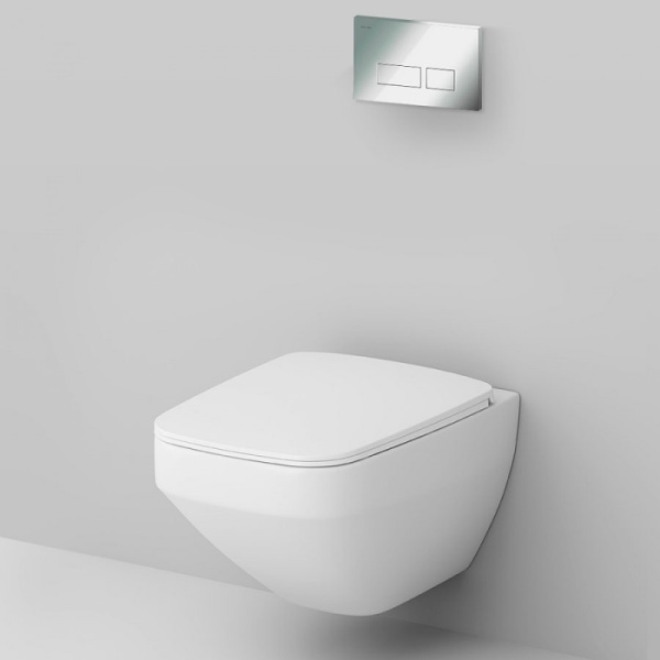 комплект унитаза с инсталляцией am.pm inspire v2.0 flashclean is47051.50a1700 с сиденьем микролифт и клавишей смыва хром.