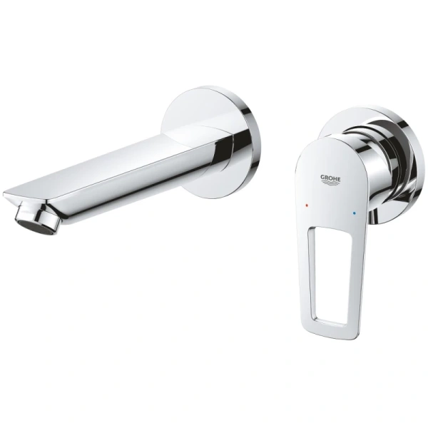 смеситель для раковины без донного клапана grohe bauloop new 20289001