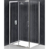 Душевой уголок BelBagno Uno 100×80 UNO-195-AH-1-100/80-C-Cr профиль хром, стекло прозрачное