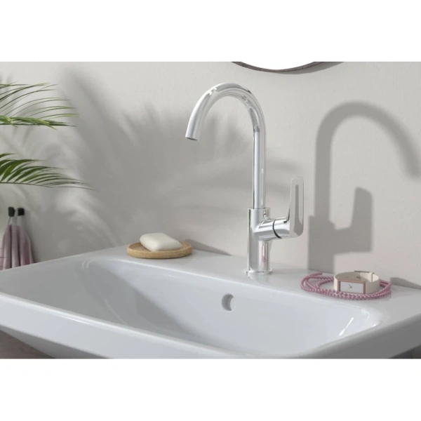 смеситель для раковины без донного клапана hansgrohe logis 71131000