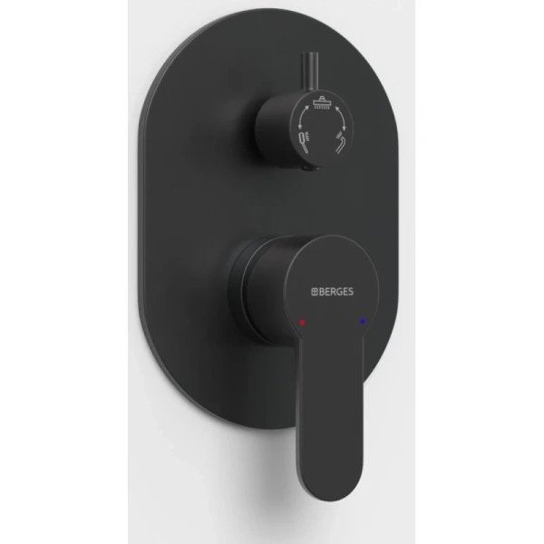 душевой комплект 230 мм berges nardis 3r 071008