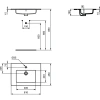 раковина полувстраиваемая ideal standard tempo 61 e066801 белая