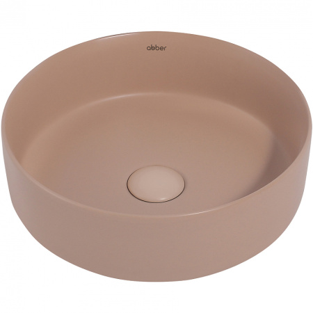 Раковина 36x36 см Abber Bequem AC2108MBB, цвет бежевый матовый.