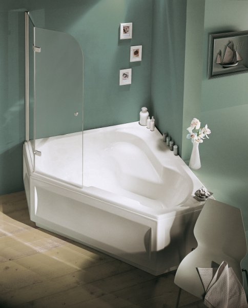 акриловая ванна jacob delafon bain douche 145x145 l e6222ru-00 без гидромассажа