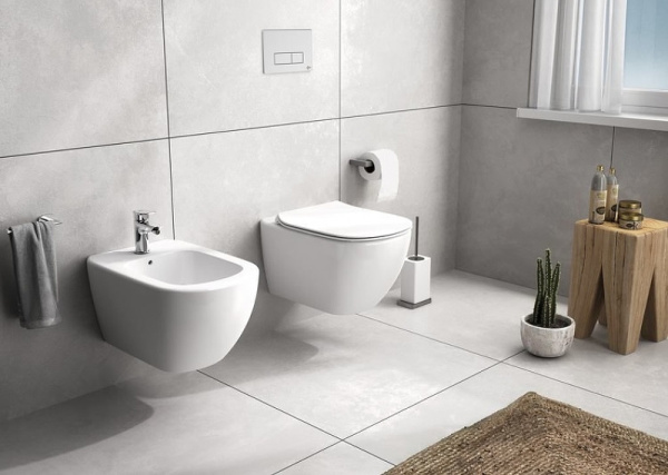 комплект биде с инсталляцией ideal standard tesi d3868v1 белый