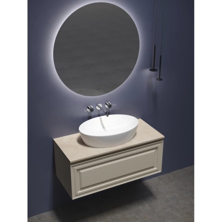 тумба под раковину sancos very 100 vr100ce подвесная beige soft