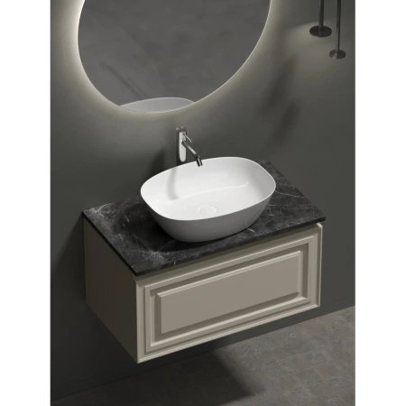 тумба под раковину sancos very 80 vr80ce подвесная beige soft