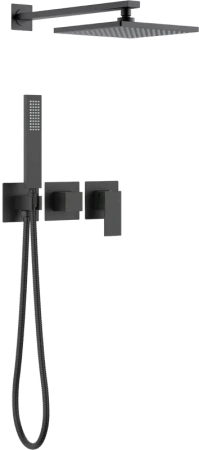 Душевой комплект Timo Selene SX-2169/03SM С ВНУТРЕННЕЙ ЧАСТЬЮ, черный