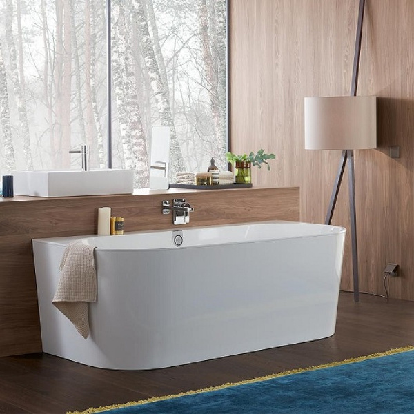 квариловая ванна villeroy&boch oberon 2.0 180x80 ubq180obr9cd00v-01 без гидромассажа