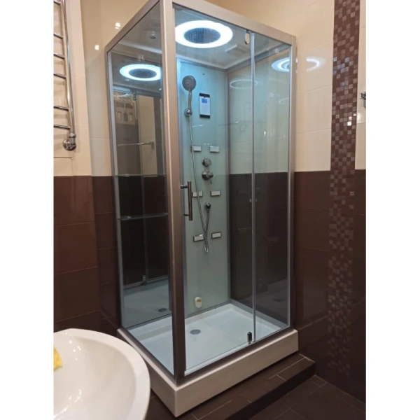 душевая кабина 90x85x218 см frank f501 29607950 прозрачное