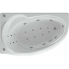 Акриловая ванна Aquatek Бетта 170x97 L BET170-0000010 с гидромассажем с фронтальной панелью с каркасом (разборный) со слив-переливом