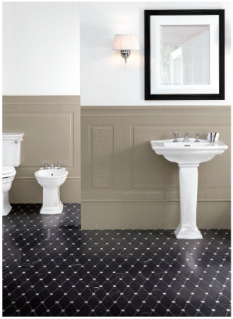 раковина подвесная devon & devon westminster iblg3fwes 69 см