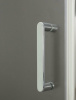 душевой уголок belbagno uno 100×80 uno-195-ah-1-100/80-c-cr профиль хром, стекло прозрачное