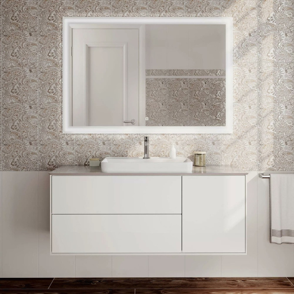 раковина kerama marazzi plaza 55 plr.wbi.55.1 белая глянцевая