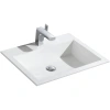 раковина vincea vcb-13600w 60х48 см, белая