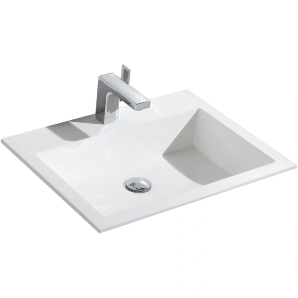 раковина vincea vcb-13600w 60х48 см, белая