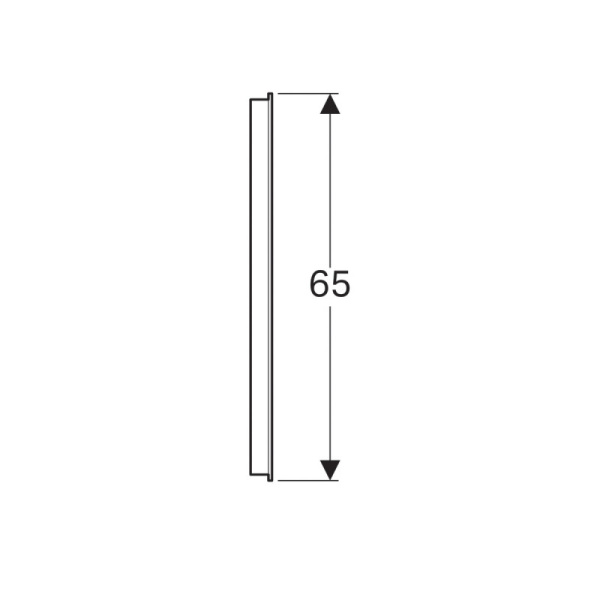 зеркало 90х65 см geberit option basic 500.589.00.1