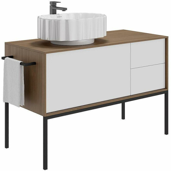 раковина kerama marazzi artbasin conchiglia 50 cc.wb.50\wht белая глянцевая
