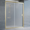 Дверь для душевой кабины в нишу Vegas Glass ZP 150 09 10 профиль золото, стекло, стекло сатин