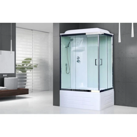 душевая кабина royal bath rb 8100bp6-wt-ch l
